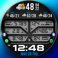 PER46 Digital Watch Face