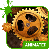 Steampunk 2 Animated Keyboard