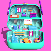 迷你波莉考拉盲盒惊喜娃娃化妆换装美妆装扮画妆女生小游戏大全