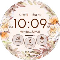 Flower Watch Face