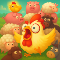 Farm Crazy: Chicken Jam Puzzle