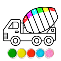 Mixer Truck Coloring for Kids