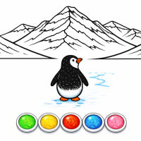 Nihilist Penguin Coloring Book